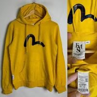 ราคา EVISUเสื้อสเวตเตอร์ฮู้ด สตรีทแฟชั่นเสื้อมือสองแบรนด์แท้ size L (27780872846)