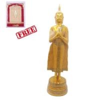 ราคา พระประจำวันศุกร์ พระปางรำพึง เครื่องทรงประดับพลอย หน้าตัก 9 นิ้ว องค์ทอง (888995506)