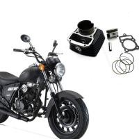 ราคา KEEWAY Black Motorcycle Cylinder Rebuild Kit Piston for Keeway Superlight 125 / 150 / 200 Superligh (57452870364)