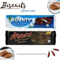 ราคา บิสกิตเคลือบช็อกโกแลต secret centre biscuits นํ้าหนัก 132 กรัม มี 8 ชิ้น สินค้าจาก UK มี 2 รส (25137619300)