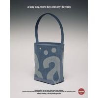 ราคา Rally The Bag Denim (พร้อมส่ง ของแท้ล็อตใหม่)- กระเป๋าทรง Bucket ทอลายโลโก้ (26850607782)