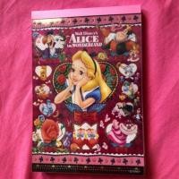 ราคา สมุดฉีกสีทั้งเล่น Disney Alice in wonderland +สติ๊กเกอร์ (1872009065)