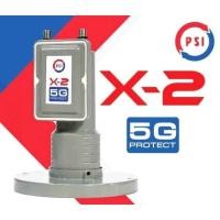 ราคา หัวรับสัญญาณจานดาวเทียม PSI LNB X-2 / 5G Protect (ป้องกันคลื่น 5G) ระบบ C-BAND แบบ 2 ขั้ว ป้องกันการรบกวนของสัญญาณ 5Gได้ (23519774597)
