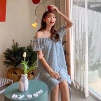 ราคา ส่งต่อเดรสเปิดไหล่ดอกทิวลิปจากร้าน cintage น่ารักมากๆ (6735811368)