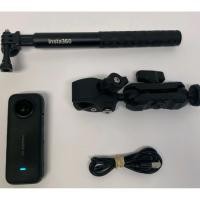 ราคา Insta360 X3 5.7K Action Camera สีดำ พร้อม Oso Pro 360 Mount + Selfie Stick (54757474099)