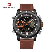 ราคา นาฬิกา naviforce watch แท้ รุ่น NF9172 สายหนัง สีดำน้ำตาลส้ม นาฬิกาแฟชั่นสุดหรู สินค้าพร้อมส่งกดสั่งซื้อได้เลย (5611490661)