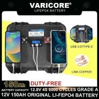 ราคา แบตเตอรี่ LiFePO4 150Ah 12v/12.8V 100Ah 4s แบบพกพาสำหรับรถกอล์ฟ (42011823395)
