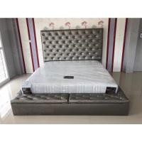ราคา เตียงดีไซน์ กล่องท้ายเตียงเก็บของได้ เลือกแบบและสีหนังได้ (2807098796)