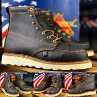 ราคา Thorogood 814-4203 Moc toe made in USA (27658224065)