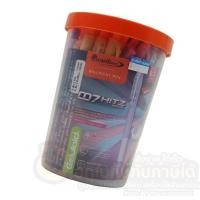 ราคา ปากกา Quantum ปากกาลูกลื่น 007 Hitz PASTEL ขนาด 0.7 หมึกน้ำเงิน ด้ามสีพาสเทล คละสี บรรจุ 50ด้าม/กระปุก สินค้าพร้อมส่ง (26902412882)