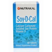 ราคา NUTRAKAL Soy-D-Cal ( 60 เม็ด ) นูทราแคล ซอย ดี แคล ... สารอาหารสำคัญเพื่อกลไกการทำงานของแคลเซี่ยม บำรุงกระดูก (1029857157)