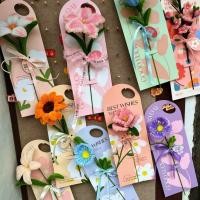 ราคา การ์ดดอกไม้ 5 ชิ้น/ชุด การ์ดดอกไม้ลวดลายสวยงาม การ์ดดอกไม้ ของขวัญวันหยุด อุปกรณ์ตกแต่งช่อดอกไม้ วันวาเลนไทน์ (54256624846)