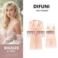 ราคา Plus size Sexy Lingerie ชุดนอนไม่ได้นอนคนอ้วน ไซส์ ใหญ่ สาวอวบ ผ้าตาข่าย ลูกไม้ ชุดนอนเซ็กซี่ผู้หญิงพลัสไซส์ ใส่อยู่บ้าน มีเสื้อคลุม ทรงเว้า ซีทรู แยก 3ชิ้น Bigsize พลัสไซส์ สาว อวบอ้วน ใส่ได้ (449575