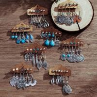 ราคา Earring Set Alloy Leaf Style Hot-Selling Tassel Ethnic Earrings for Women5ya Vintage-style long earrings XKS4 (46408686375)