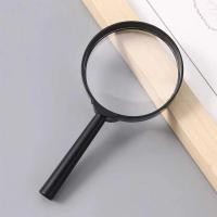 ราคา แว่นขยาย ด้ามพลาสติก เลนส์อะคริลิคใส แว่นขยายอ่านหนังสือ ฉลากยา แว่นขยายมือถือ แว่นขยายส่อง เลนส์ 60 มม. ขยาย 5X เท่า (57254587751)