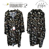 ราคา พร้อมส่งจากไทย] เสื้อฮาวาย/เชิ้ต ญี่ปุ่น แท้100% : PEANUTS X SNOOPY ♡ เสื้อเชิ้ตสีดำลายสนูปปี้ ⛷️ (25814462489)