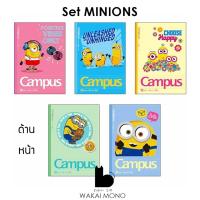 ราคา สมุด CAMPUS ลาย Minions ( ลิขสิทธิ์แท้ ) จาก ญี่ปุ่น (6148102613)