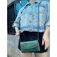 ราคา กระเป๋าสตางค์ใบยาวสีเขียวมือสอง (27982225327)