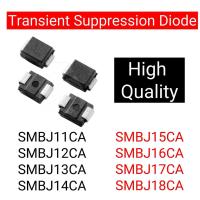 ราคา 20PCS SMBJ11CA AZ SMBJ12CA BE SMBJ13CA BG SMBJ14CA BK SMBJ15CA BM SMBJ16CA BP SMBJ17CA BR SMBJ18CA BT Bidirectional TVS ไดโอด (47408200712)