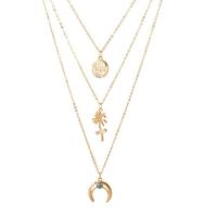 ราคา สร้อยคอไล่ระดับ3เส้น แฟชั่นBoho (7649212919)