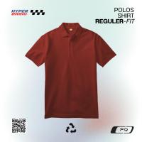 ราคา เสื้อยืดคอปกธรรมดาสําหรับผู้ชาย Hyperbasic แขนสั้น สีน้ําตาลแดง ไซส์ S-XL (29581919569)