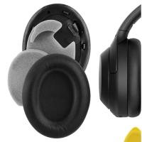 ราคา Geekria เปลี่ยนแผ่นรองหูฟังสําหรับหูฟังไร้สาย Sony WH-1000XM4, ชุดหูฟังแผ่นรองหูฟัง (สีดํา) (28220796856)