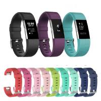 ราคา สายรัดซิลิโคนสําหรับ Fitbit Charge 2 สายรัดข้อมือทดแทนอุปกรณ์เสริม (WNFASHION) (40418234945)