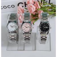 ราคา นาฬิกา Casio รุ่นLTP-V006D และ LTP-V006G นาฬิกาข้อมือผู้หญิง สายสเตนเลส -ของแท้ 100% ประกันสินค้า 1 ปี (1271969032)