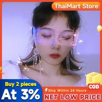 ราคา พร้อมส่ง แว่นตา มีไฟ led แว่นตาปาร์ตี้ แว่นตาเรืองแสง เรืองแสงในที่มืด (56658719282)