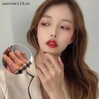 ราคา แฟชั่น5ชิ้นสไตล์เกาหลีที่เรียบง่ายมุกหยักรูปร่างรวมกันแหวนนิ้วชุดเปิดแหวนปรับได้สําหรับผู้หญิงพังก์เครื่องประดับแฟชั่น. (46903598847)