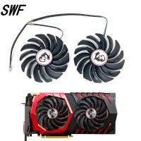 ราคา 2PCS PLD10010S12HH DC12V 0.40A 4PIN สําหรับ MSI RX 470 480 570 580 GTX 1080Ti 1080 1070 1060 GAMING กราฟิกการ์ด Cooler พัดลม 10010B (46307287756)