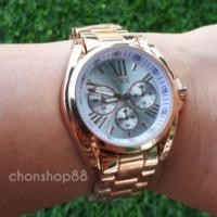 ราคา ⌚นาฬิกาแฟชั่น IEKE สายPink gold หน้าขาว (637468191)