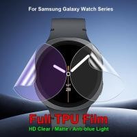 ราคา สําหรับ Samsung Galaxy Watch7 FE Watch8 40 มม.44 มม.Ultra Classic 46 มม.SmartWatch HD Clear/Matte Anti-ลายนิ้วมือ/Anti Blue สีม่วง Light Soft TPU Hydrogel ฟิล์มป้องกันหน้าจอ (43554015337)