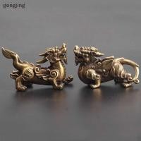 ราคา [Gong]ฟิกเกอร์รูปปั้นสัตว์ปี่เซียะ ทองเหลือง สไตล์จีนย้อนยุค สําหรับตกแต่งบ้าน (24902399069)