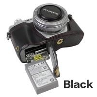 ราคา เคสหนัง PU ครึ่งกล้องสําหรับกล้อง Olympus OM-D OMD E-M10 Mark III EM10III EM10 M3 (43565724978)