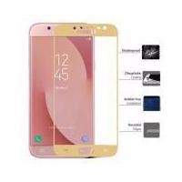 ราคา กระจกนิรภัย ฟิล์มกันรอย เต็มจอ เก็บขอบ แนบสนิท Samsung Galaxy J7 Pro สีทอง (4151945690)