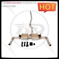 ราคา HMD Stainless Steel Exhaust System Performance Catback For Mercedes benz CLA250 2016 2.0T With valv (47202264053)