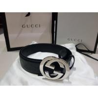 ราคา Gucci signature Leather belt 85 cm (5214433807)