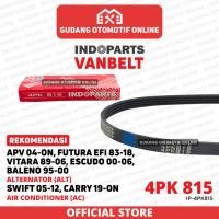 ราคา Fanbelt Fanbelt ALT AC APV Futura EFI Vitara Escudo Baleno Swift Carry Civic Genio 4PK 815 Indorats (45359084550)