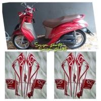 ราคา MERAH Yamaha fino 125 2017 แถบแดงระดับพรีเมียม รายการคุณภาพมาตรฐาน (57009031414)