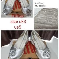 ราคา รองเท้าหุ้มส้น Fitflop สีเงิน นิ่มมาก ใส่สบาย (7435920832)