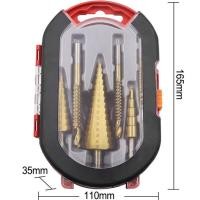 ราคา ✅ ?ราคาโรงงาน! 32 มม ดอกสเต็ป ทรงเจดีย์ เจาะขยาย คว้านรู ขนาด 4-32 มม. Step Drill Setทรงเจดีย์ ดอกสว่านเจาะรู หกเหลี่ยม (45458496189)