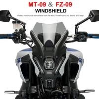 ราคา For YAMAHA MT-09 FZ-09 MT 09 FZ 09 MT09 FZ09 Motorcycle Accessories Windshield Sport Windscreen Scr (55805302370)