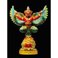 ราคา องค์พญาครุฑรุ่นเหยียบเงินเหยียบทอง กายแดง (47906321905)