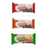 ราคา T Potato crackers biscuits 108g. แครกเกอร์ผสมมันฝรั่ง รสวาซาบิ/ ดั้งเดิม/บาร์บีคิว (25262086840)