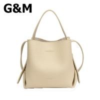 ราคา G&M สไตล์เกาหลี กระเป๋าถือสไตล์ย้อนยุคสไตล์เกาหลี กระเป๋าทรงถังยอดนิยม กระเป๋าสะพายข้างแบบอเนกประสงค์ (25186621030)