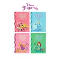 ราคา ใหม่! Campap Disney Princess A5 60 แผ่นสมุดโน้ตแฟนซีเกลียวพลาสติก (22268958388)