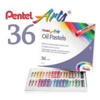 ราคา สี Pentel สีชอล์ค 36 สี สีชอล์ก เพนเทล Oil Pastels รุ่น PHN-25AS (1กล่อง) สีเข้ม สด คมชัดทุกการระบาย (22078176578)