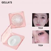 ราคา GELLAS Highlight อเนกประสงค์ Contour Eyeshadow Blush Glitter Natural Brightening Highlights Facial Makeup (57803427796)