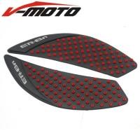 ราคา For Kawasaki ER-6N ER6N ER 6N 2006-2015 Motorcycle Anti slip Tank Pad 3M Side Gas Knee Grip Tractio (48407121331)